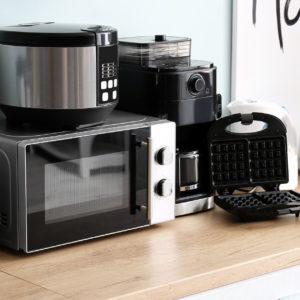 An image showing counter-top appliances (Image Credit: Hignell Rentals)