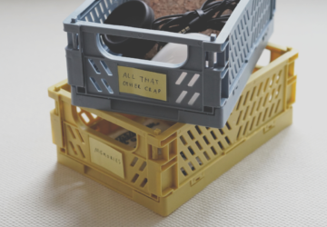 Decluttering Category Boxes (Image Credit: Undine Almani)