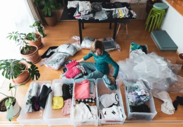 A lady decluttering her home (Image Credit: Getty Images)