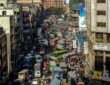 A busy street in Nairobi CBD