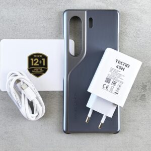 An image showing Techno accessories, with a warranty card